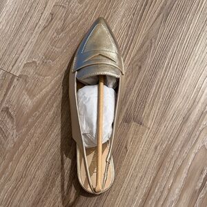 BRAND NEW Jack Rogers Metallic Gold Women's Loafers